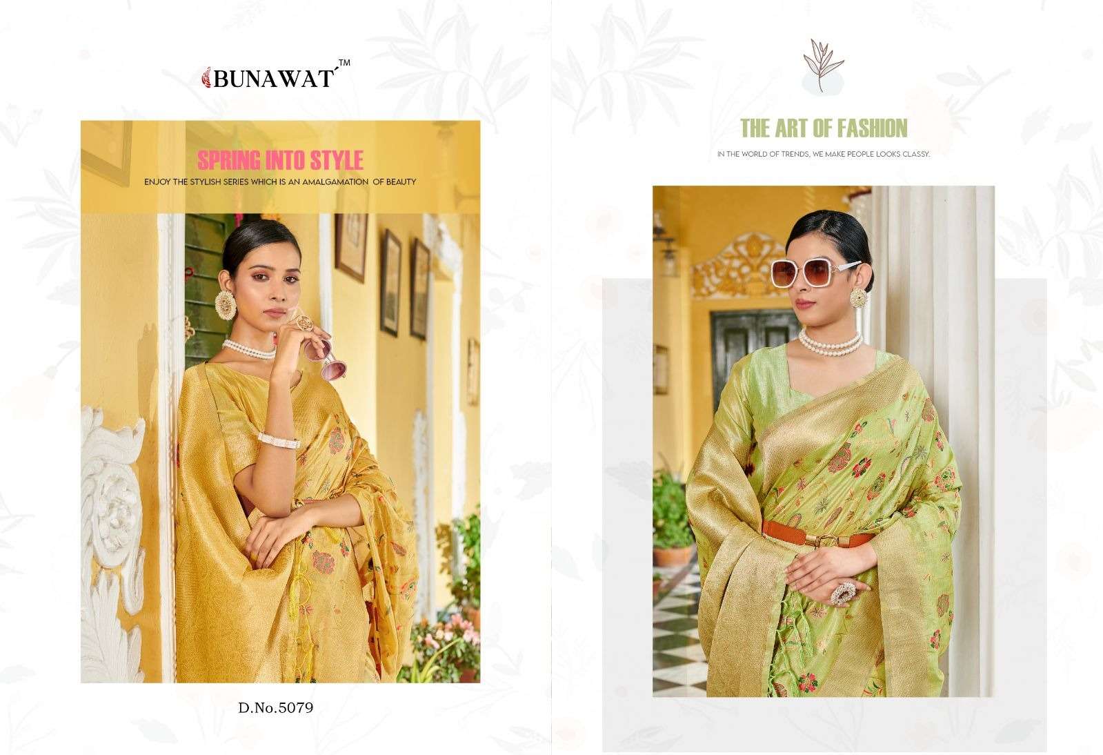 BUNAWAT JULIE SILK Banarasi Silk Saree Wholesale catalog