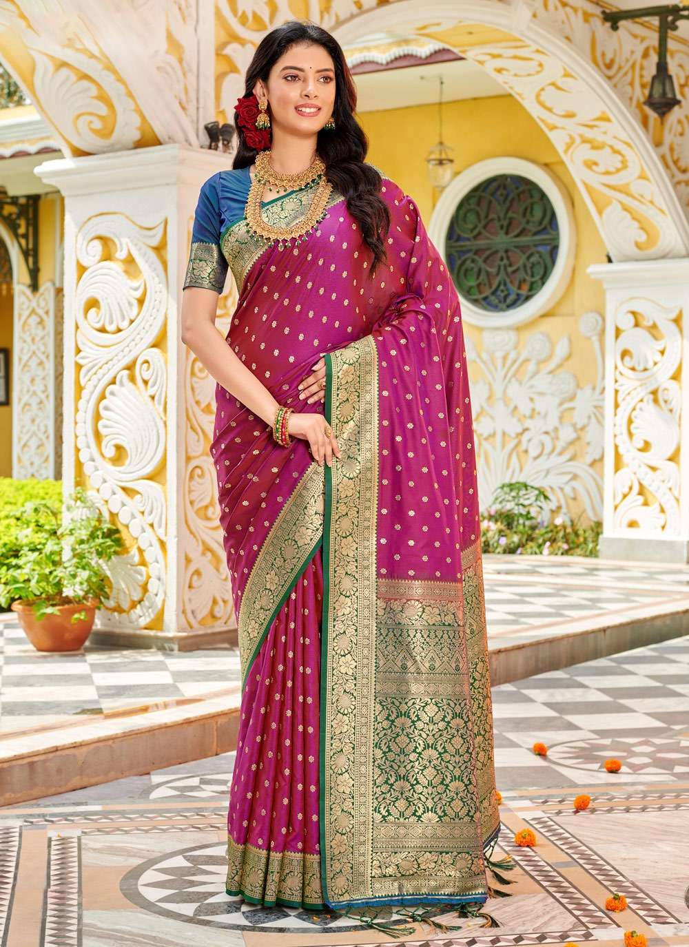 BUNAWAT RUDALI SILK Banarasi Silk Saree Wholesale catalog