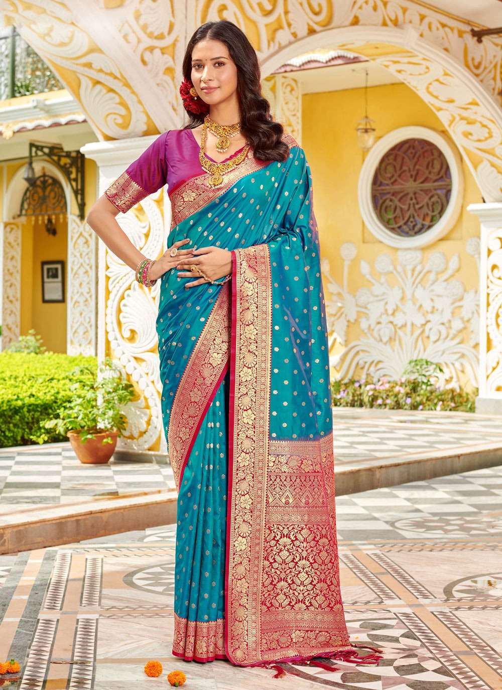 BUNAWAT RUDALI SILK Banarasi Silk Saree Wholesale catalog
