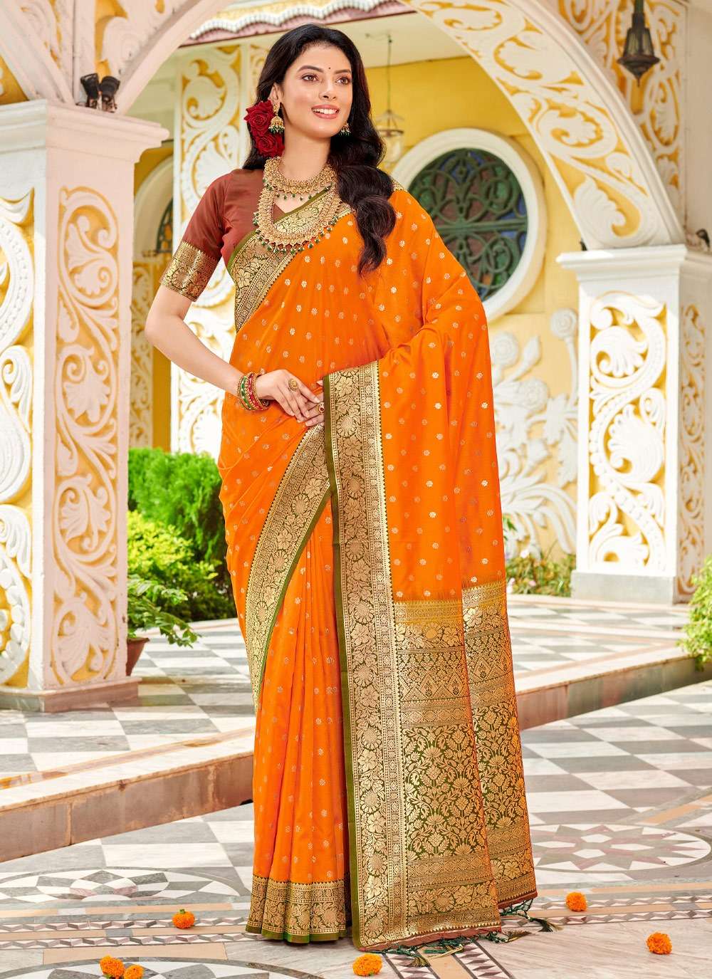 BUNAWAT RUDALI SILK Banarasi Silk Saree Wholesale catalog