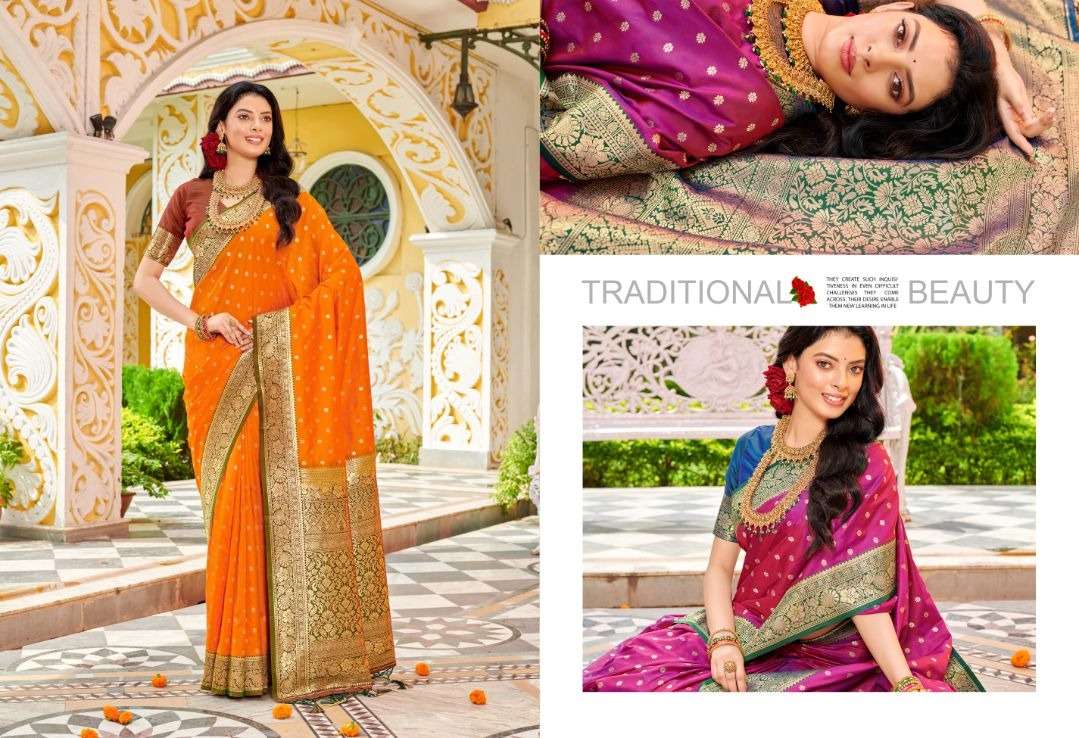 BUNAWAT RUDALI SILK Banarasi Silk Saree Wholesale catalog