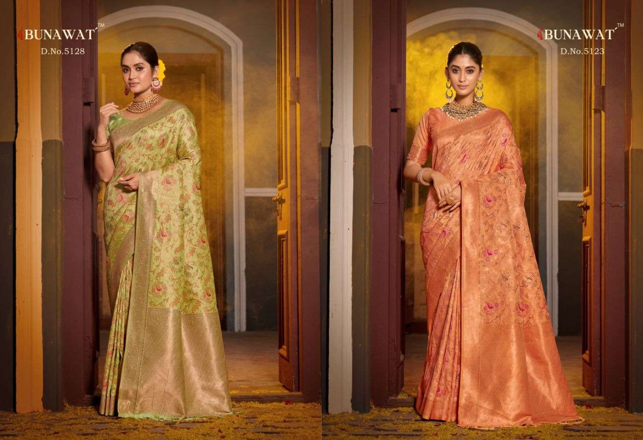 BUNAWAT VASTU PUJYA Banarasi Silk Saree Wholesale catalog
