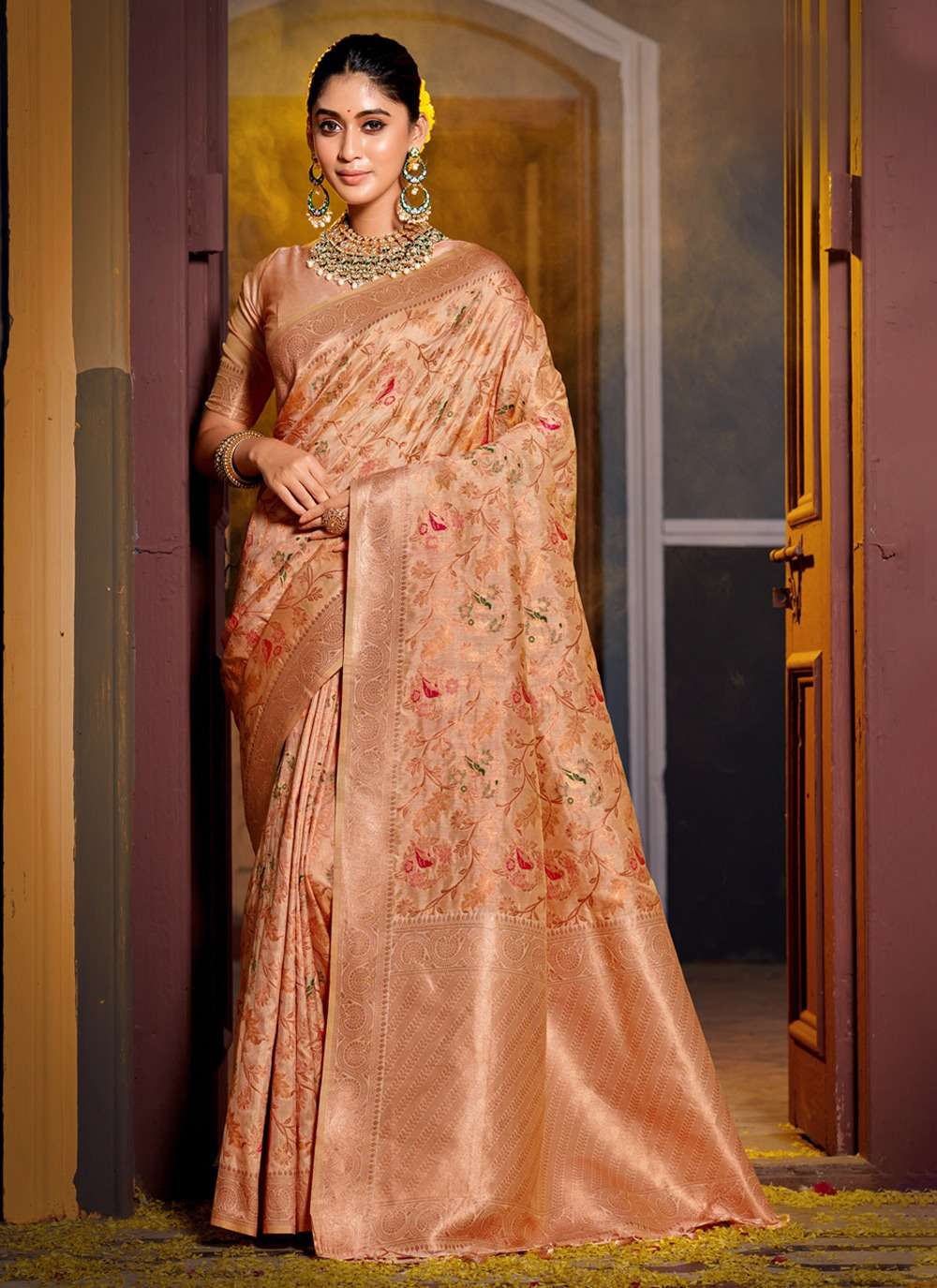 BUNAWAT VASTU PUJYA Banarasi Silk Saree Wholesale catalog