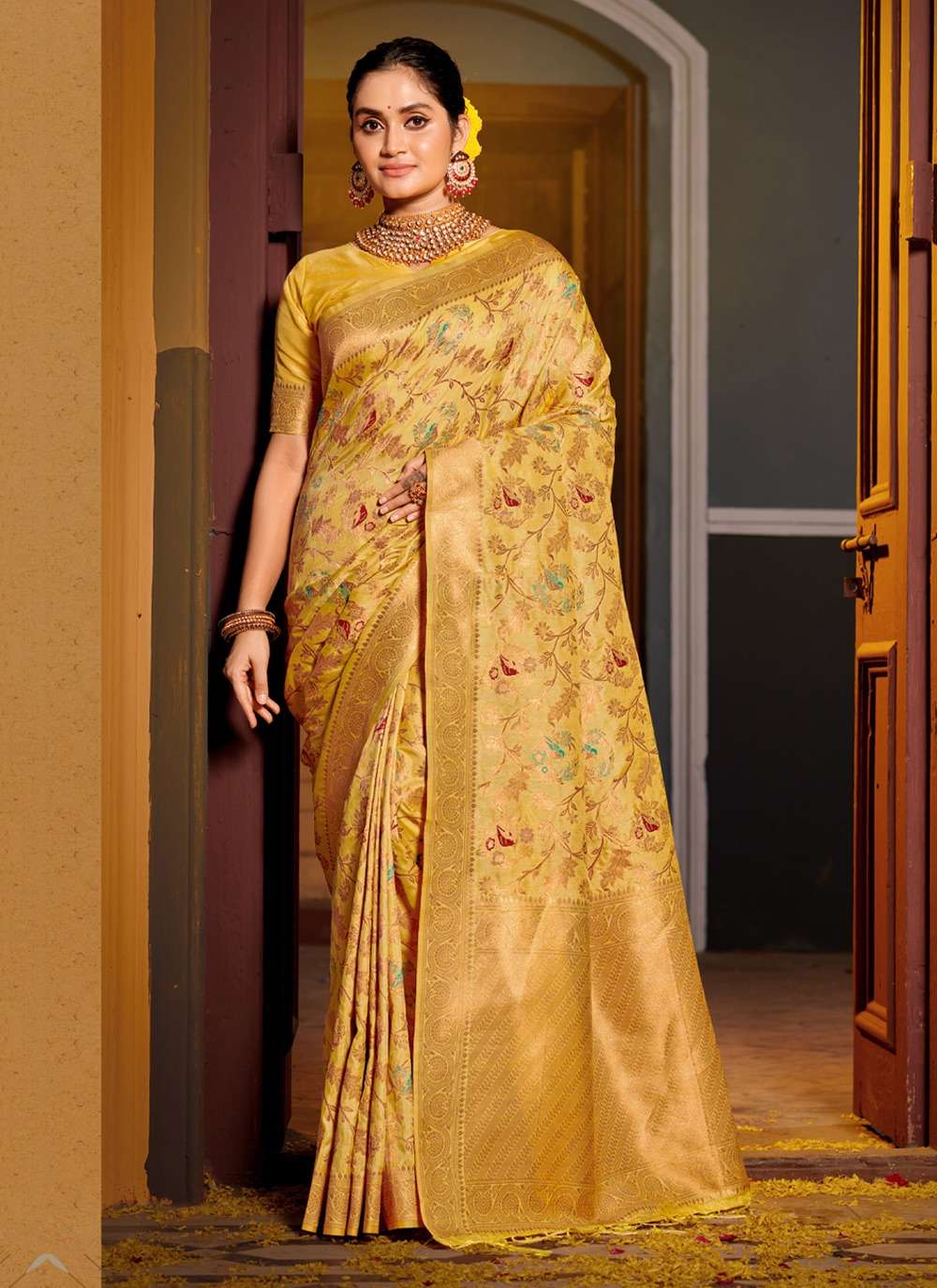 BUNAWAT VASTU PUJYA Banarasi Silk Saree Wholesale catalog