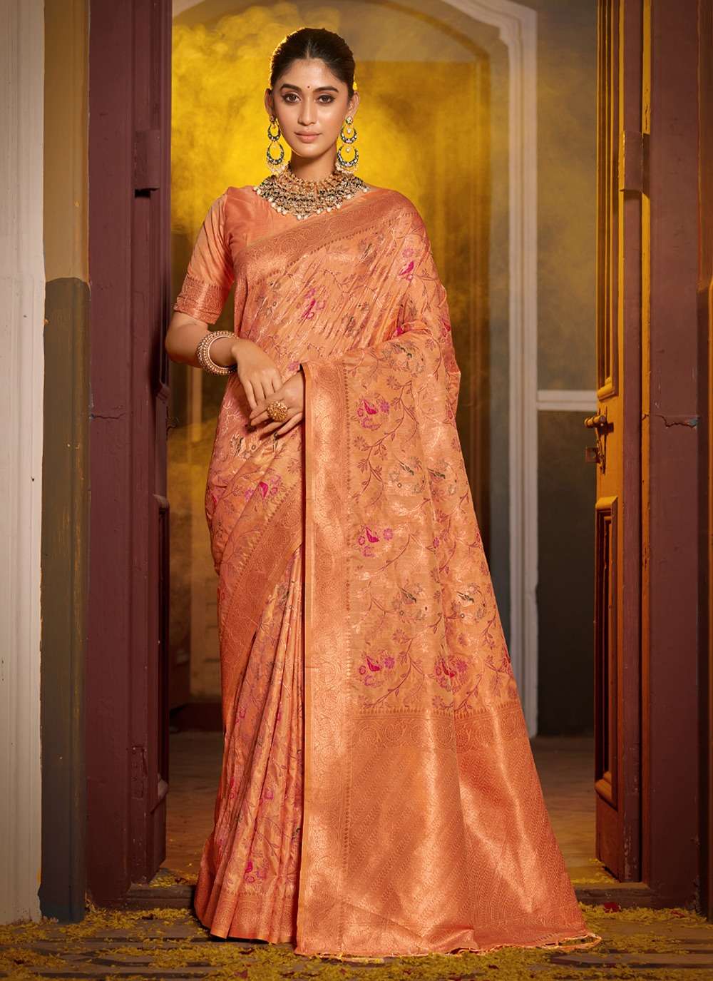 BUNAWAT VASTU PUJYA Banarasi Silk Saree Wholesale catalog
