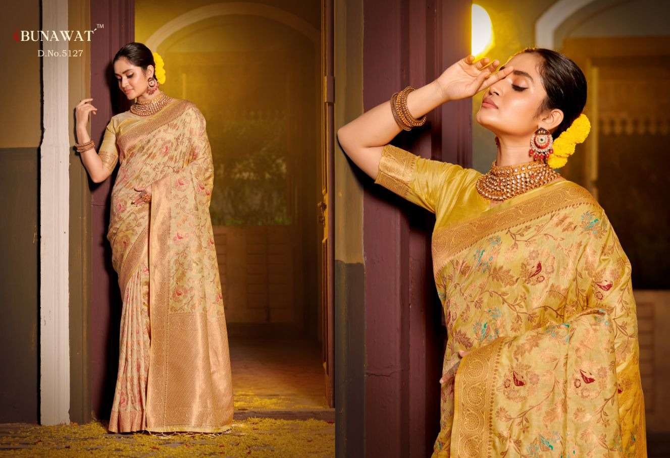 BUNAWAT VASTU PUJYA Banarasi Silk Saree Wholesale catalog