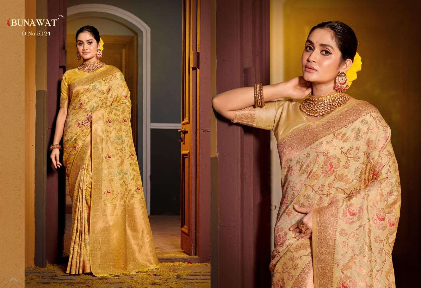 BUNAWAT VASTU PUJYA Banarasi Silk Saree Wholesale catalog