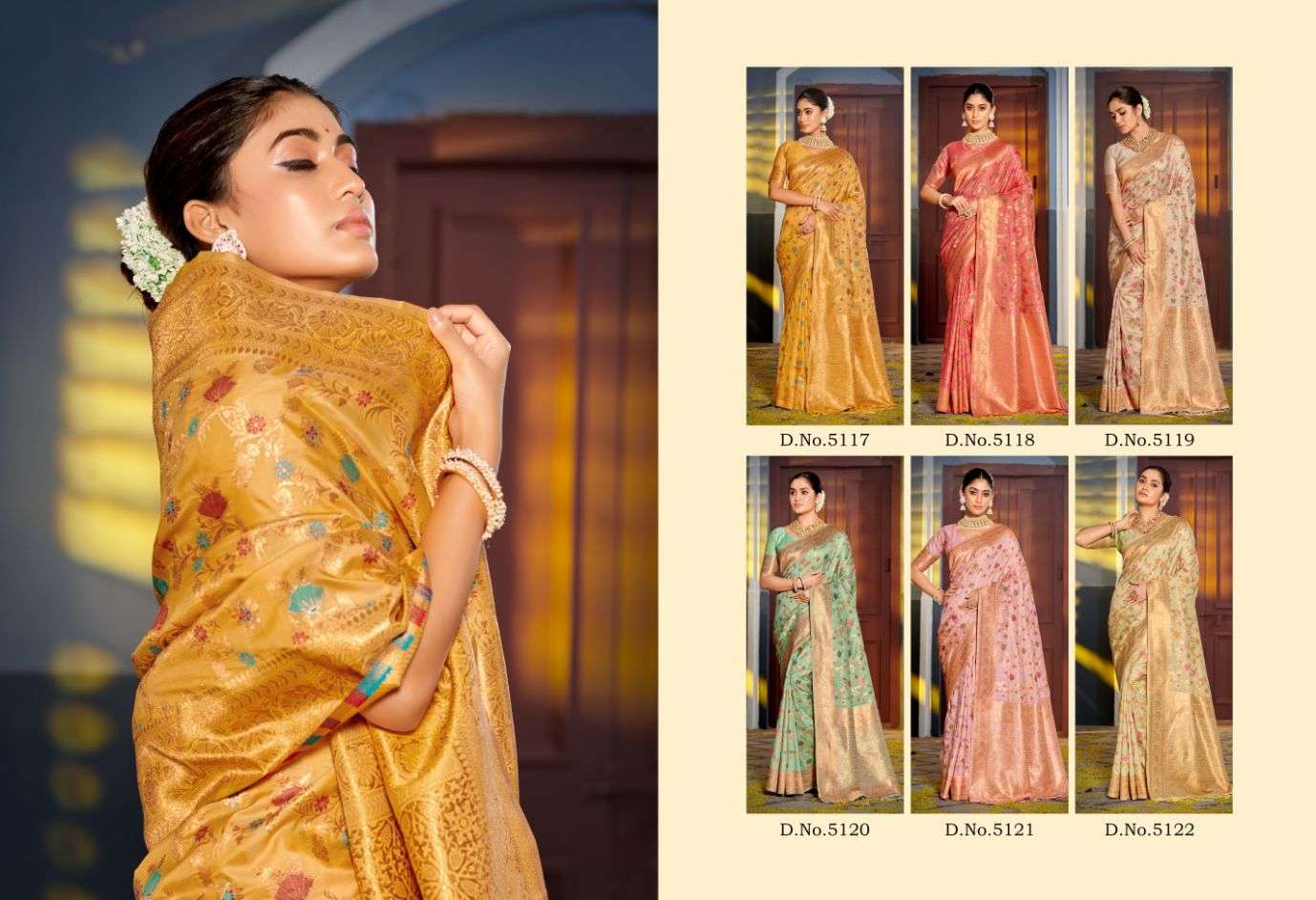 Bunawat Vastukala Heavy Silk Saree Wholesale catalog