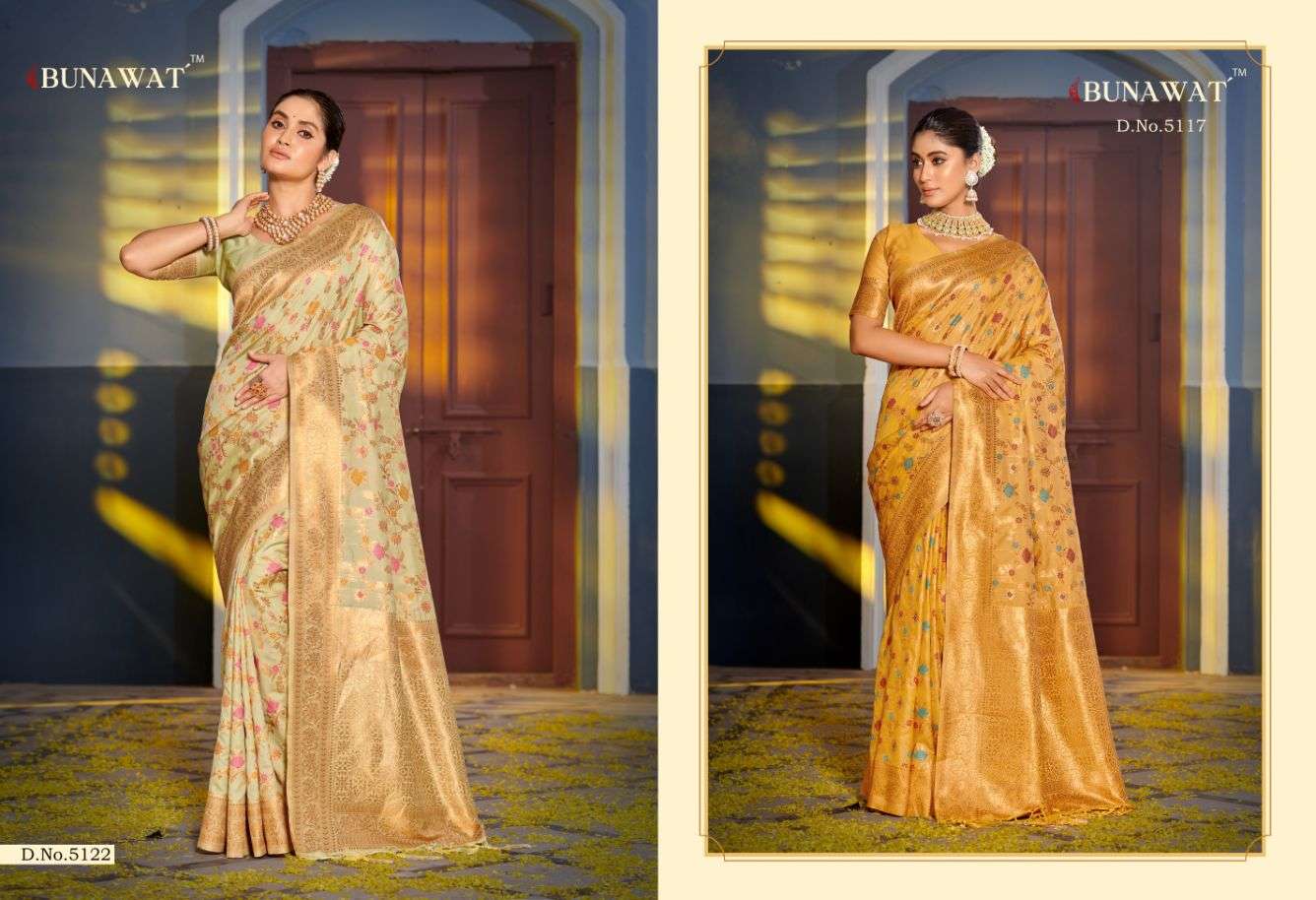 Bunawat Vastukala Heavy Silk Saree Wholesale catalog