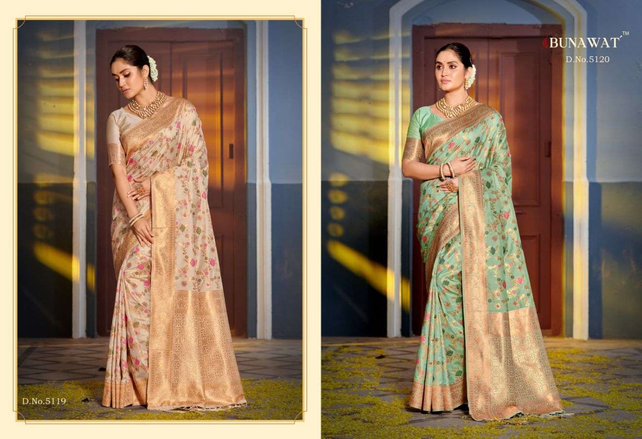Bunawat Vastukala Heavy Silk Saree Wholesale catalog