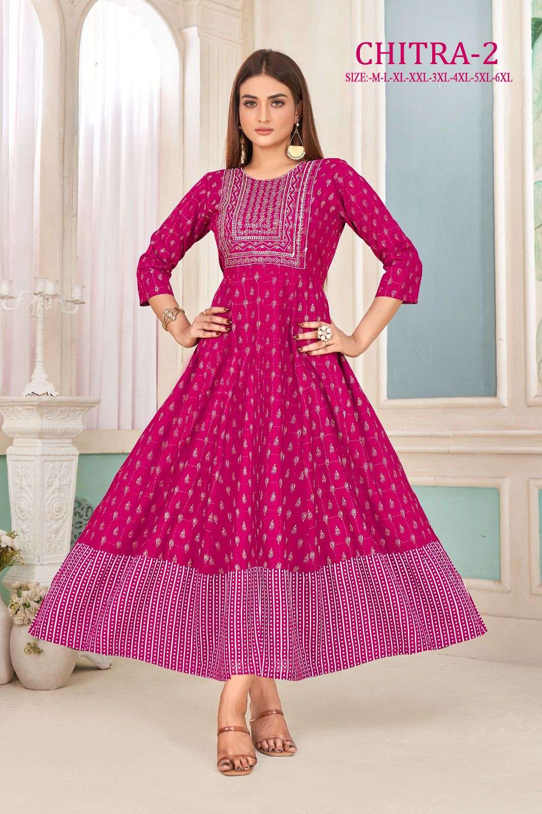 Chitra Vol 2 Rayon Sequence Work Kurti Wholesale catalog