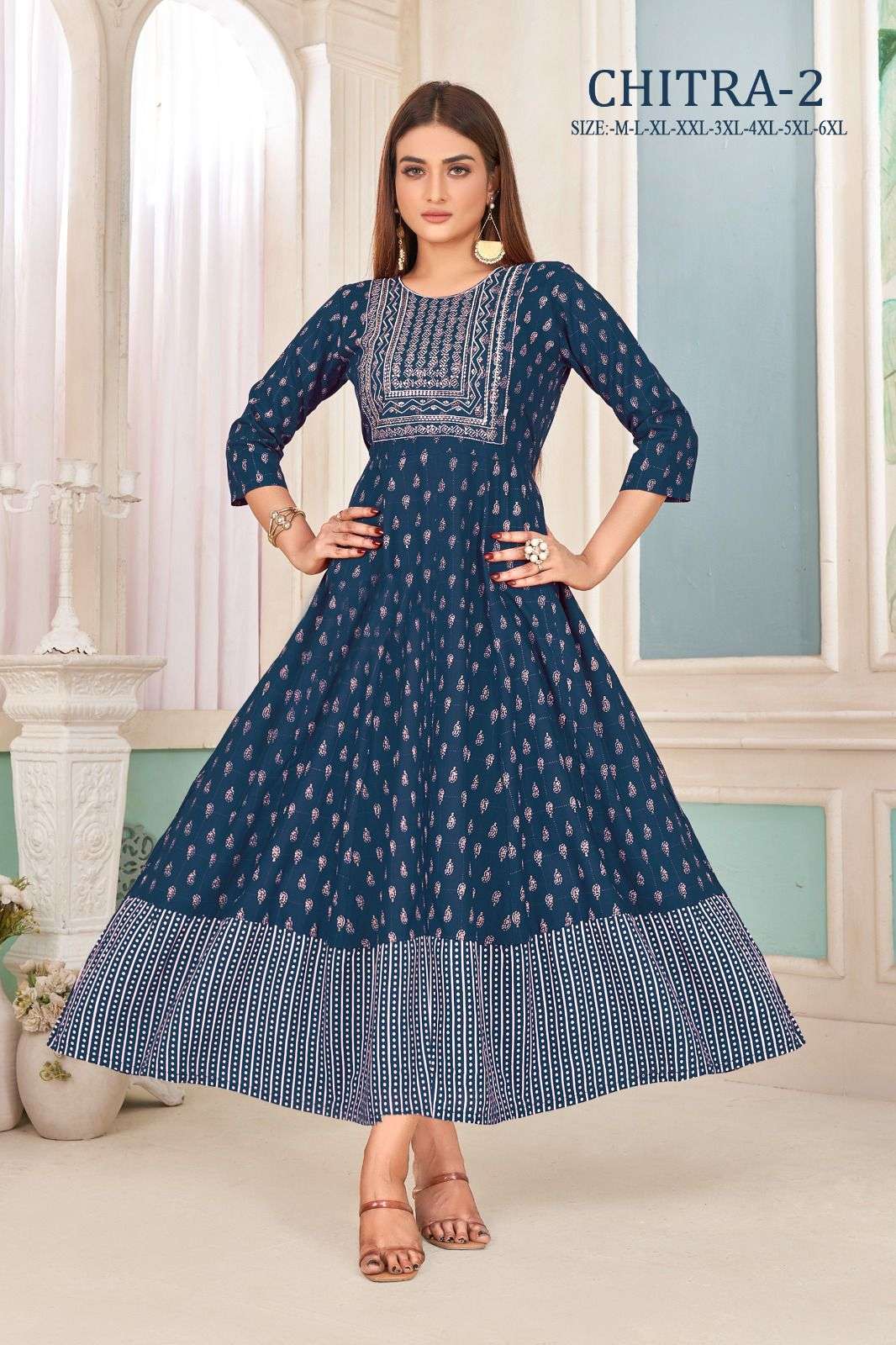 Chitra Vol 2 Rayon Sequence Work Kurti Wholesale catalog