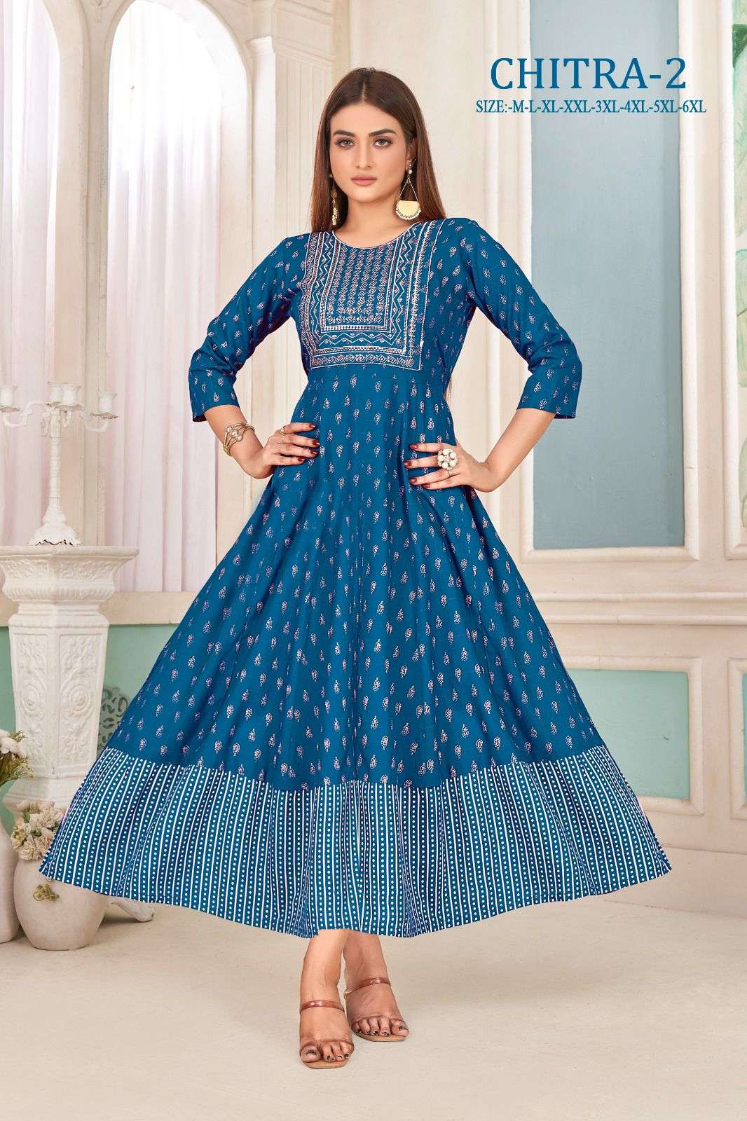 Chitra Vol 2 Rayon Sequence Work Kurti Wholesale catalog
