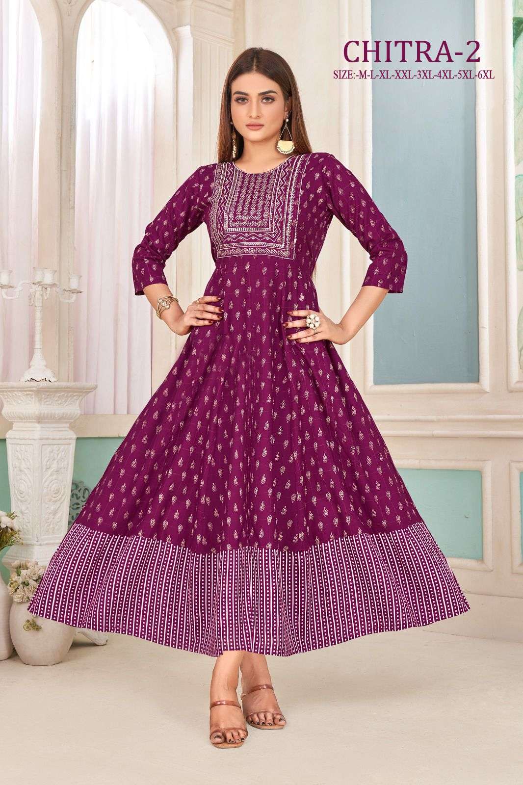 Chitra Vol 2 Rayon Sequence Work Kurti Wholesale catalog