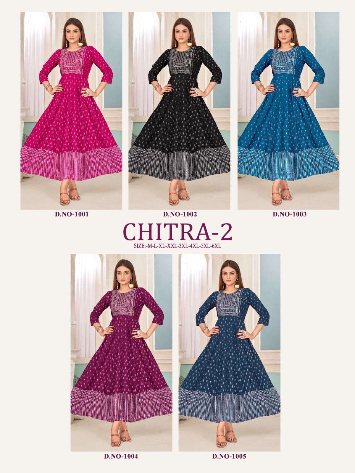 Chitra Vol 2 Rayon Sequence Work Kurti Wholesale catalog