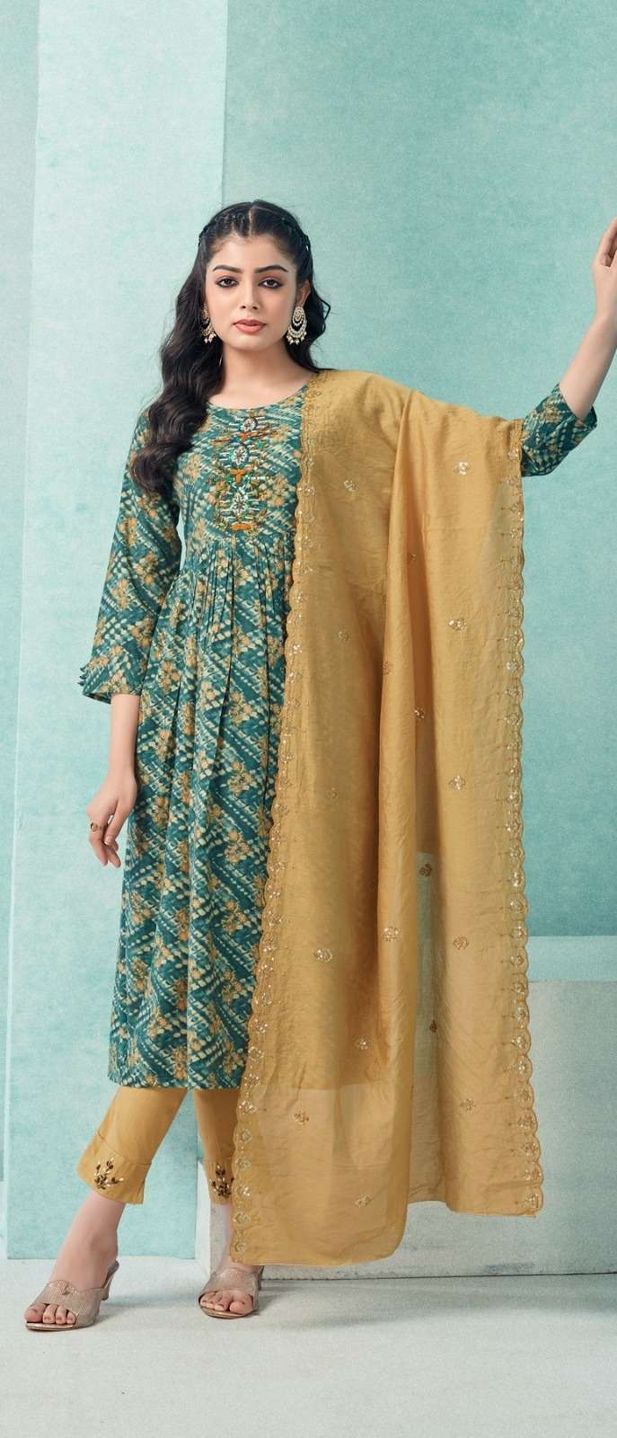 COLOURPIX vol - 2 HEAVY FANCY  MODEL CHANDERI Kurti Wholesale catalog