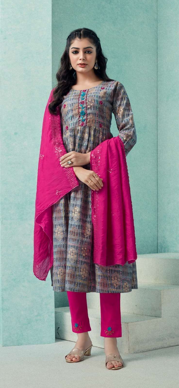 COLOURPIX vol - 3 HEAVY FANCY  MODEL CHANDERI Kurti Wholesale catalog