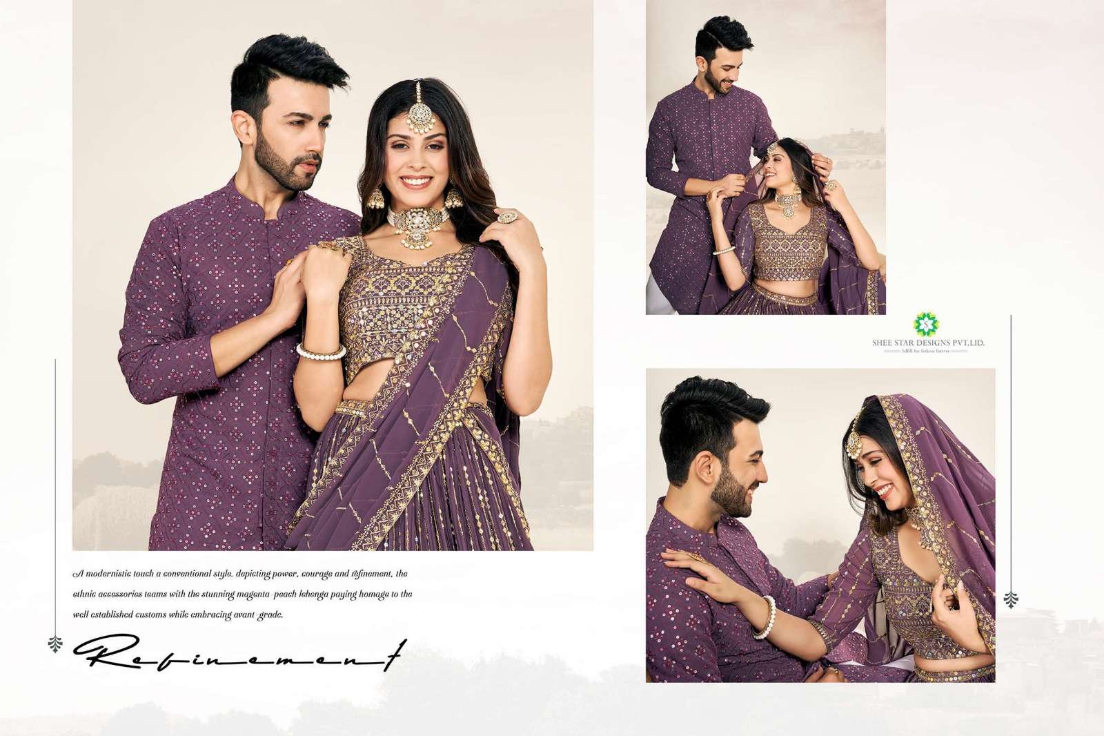 Couple Wear Georgette lehenga Choli Wholesale catalog