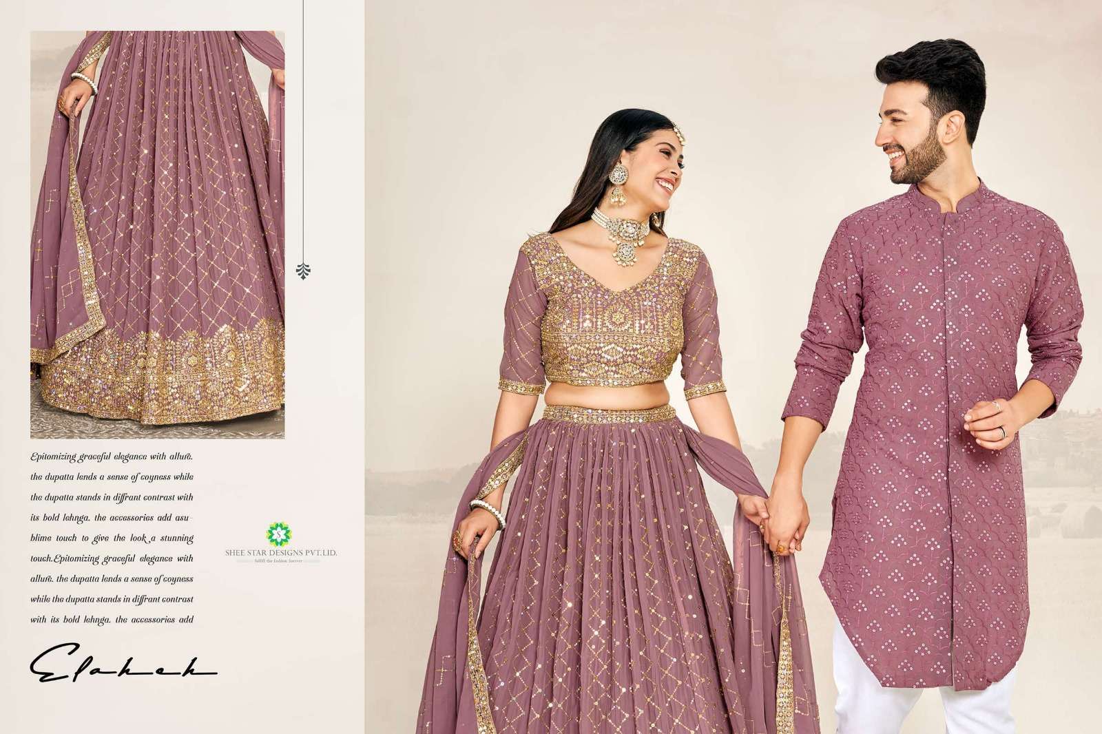 Couple Wear Georgette lehenga Choli Wholesale catalog