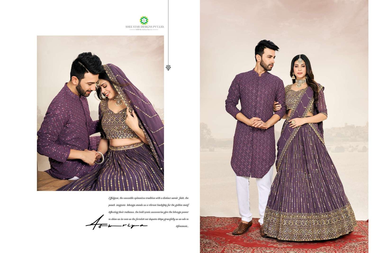 Couple Wear Georgette lehenga Choli Wholesale catalog