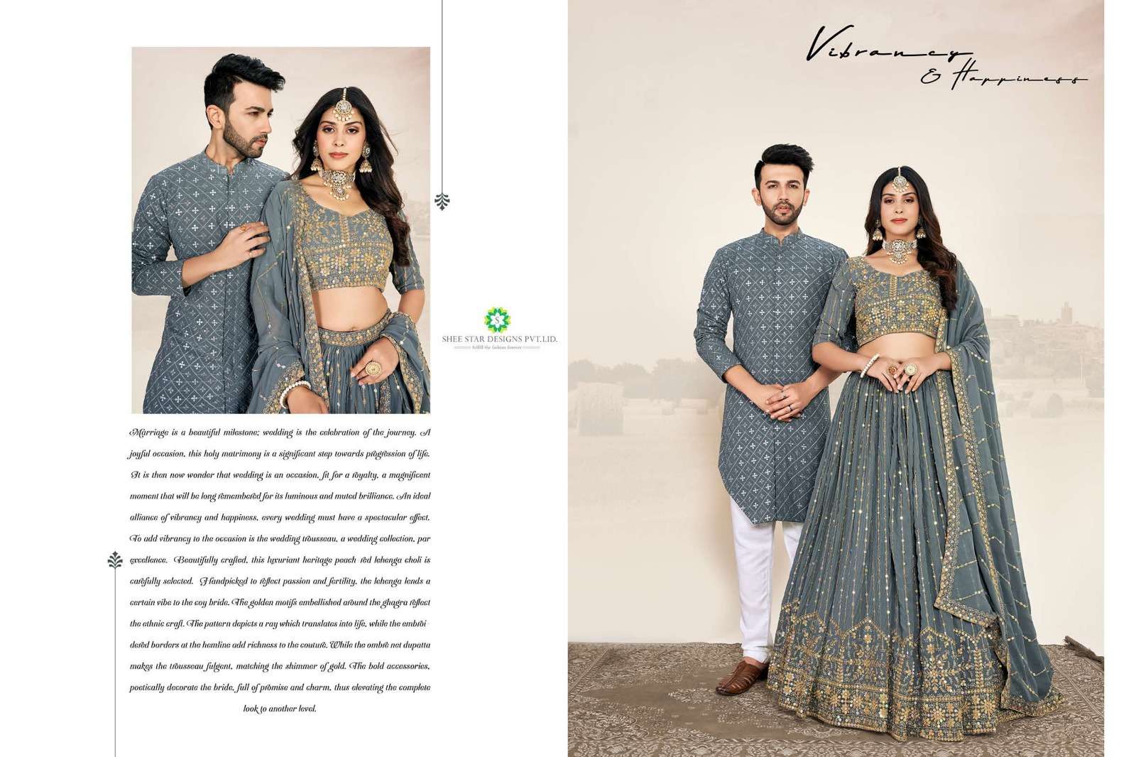 Couple Wear Georgette lehenga Choli Wholesale catalog