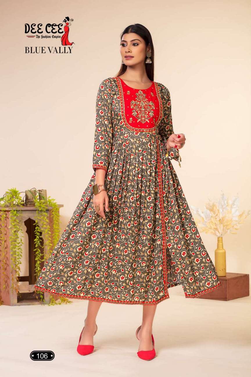 DeeCee Blue Vally Kurti Wholesale catalog