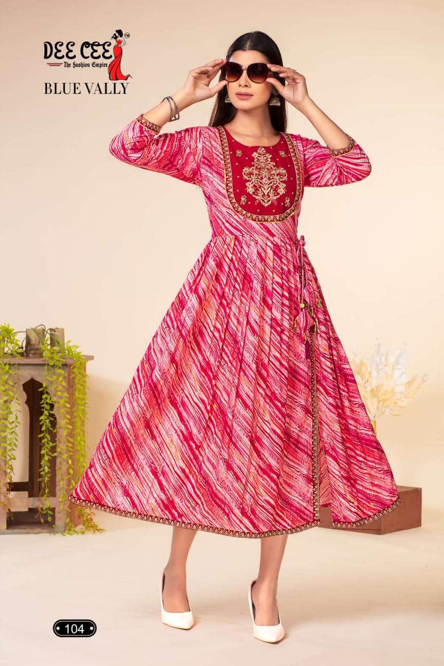 DeeCee Blue Vally Kurti Wholesale catalog