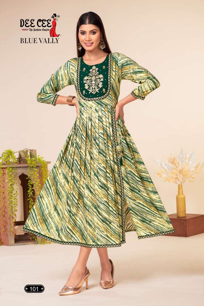 DeeCee Blue Vally Kurti Wholesale catalog