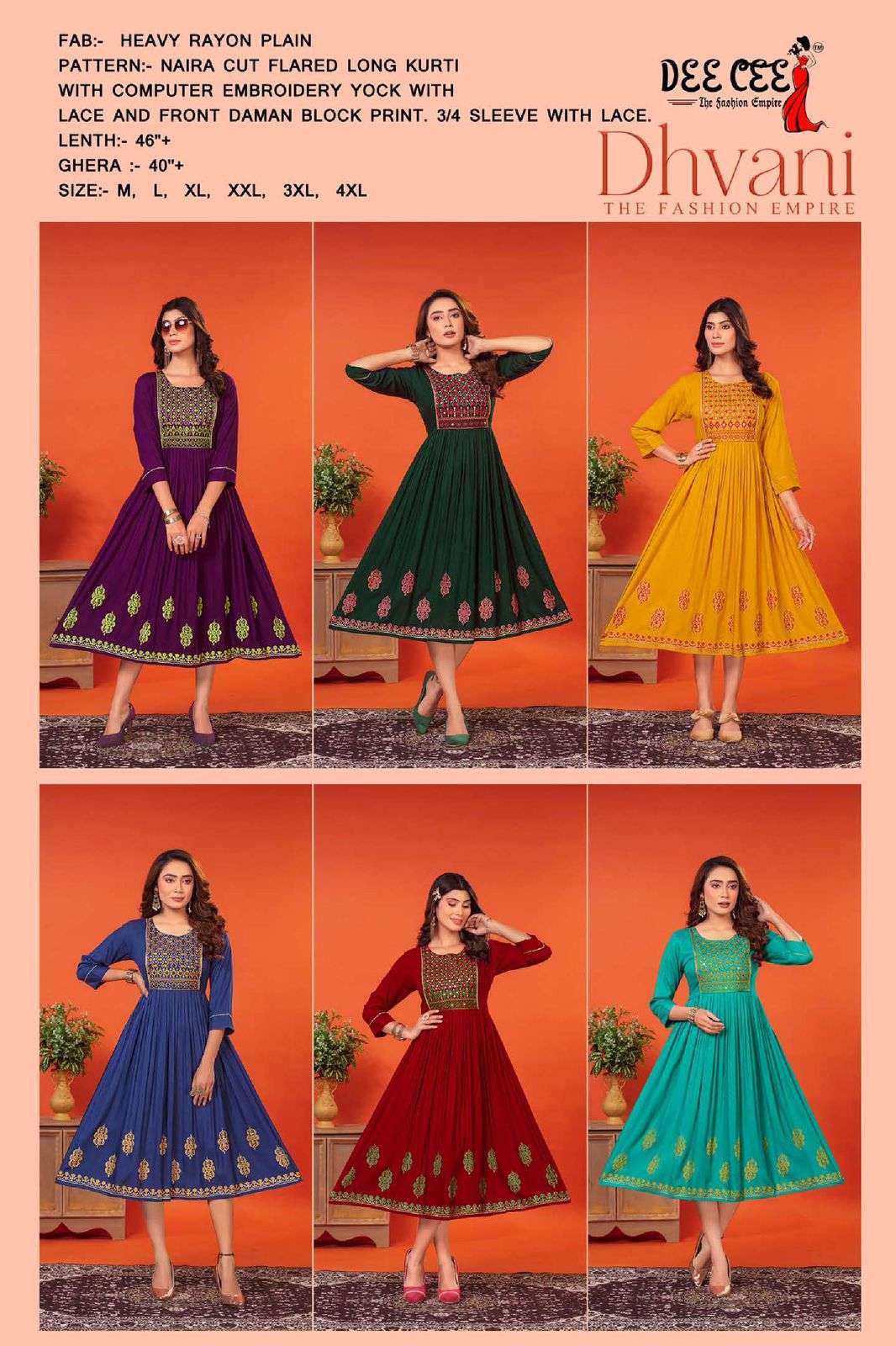 DEECEE DHVANI Kurti Wholesale catalog