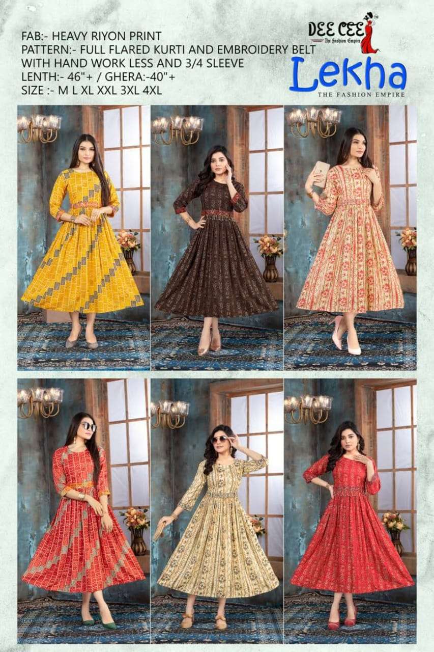 deecee Lekha Kurti Wholesale catalog