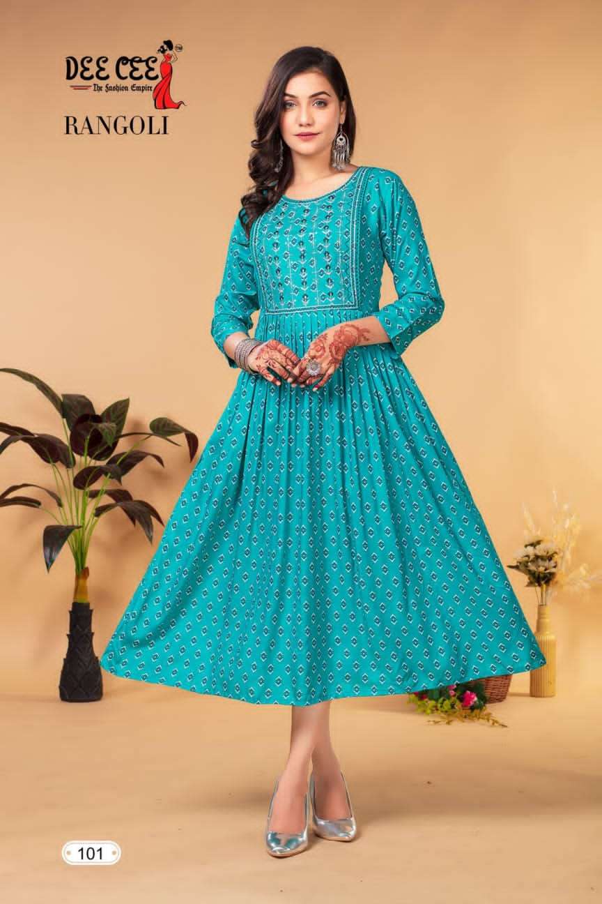 DeeCee RANGOLI Kurti Wholesale catalog