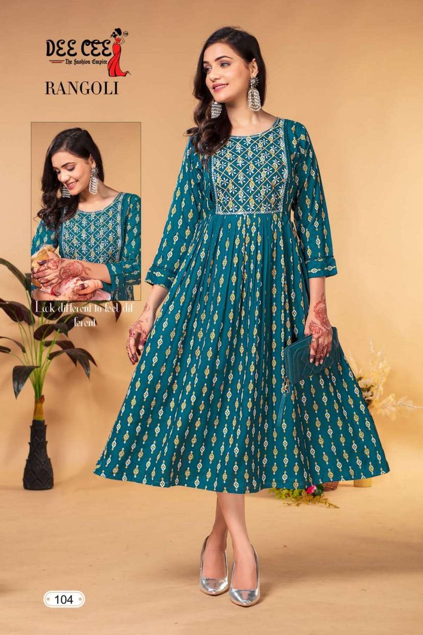 DeeCee RANGOLI Kurti Wholesale catalog