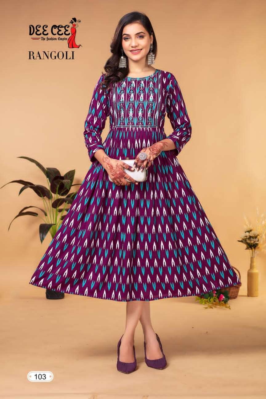 DeeCee RANGOLI Kurti Wholesale catalog