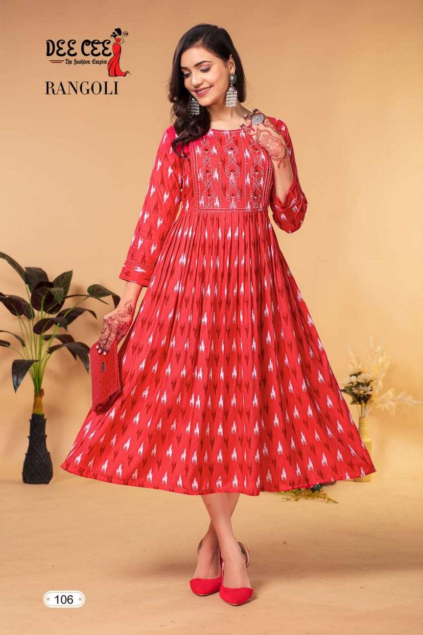 DeeCee RANGOLI Kurti Wholesale catalog