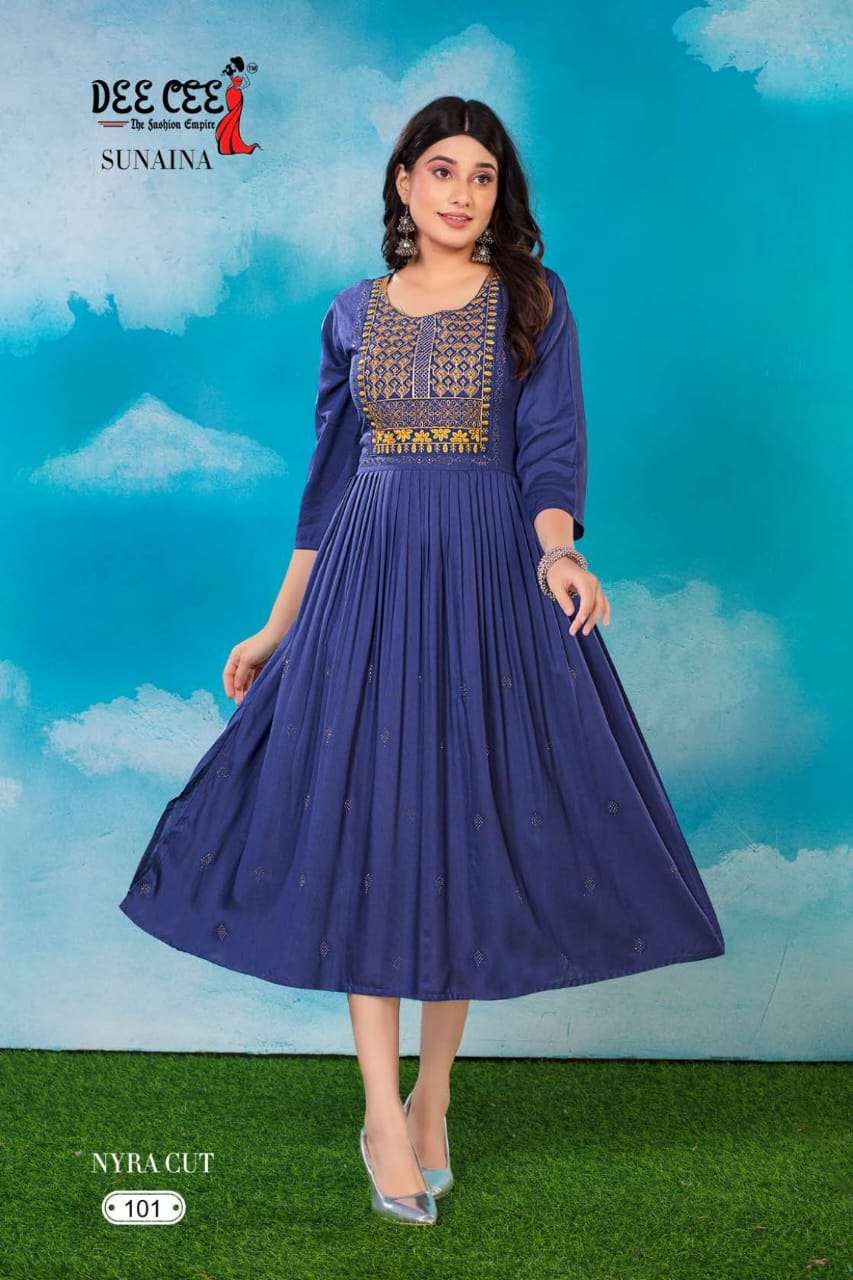 DeeCee SUNAINA Kurti Wholesale catalog