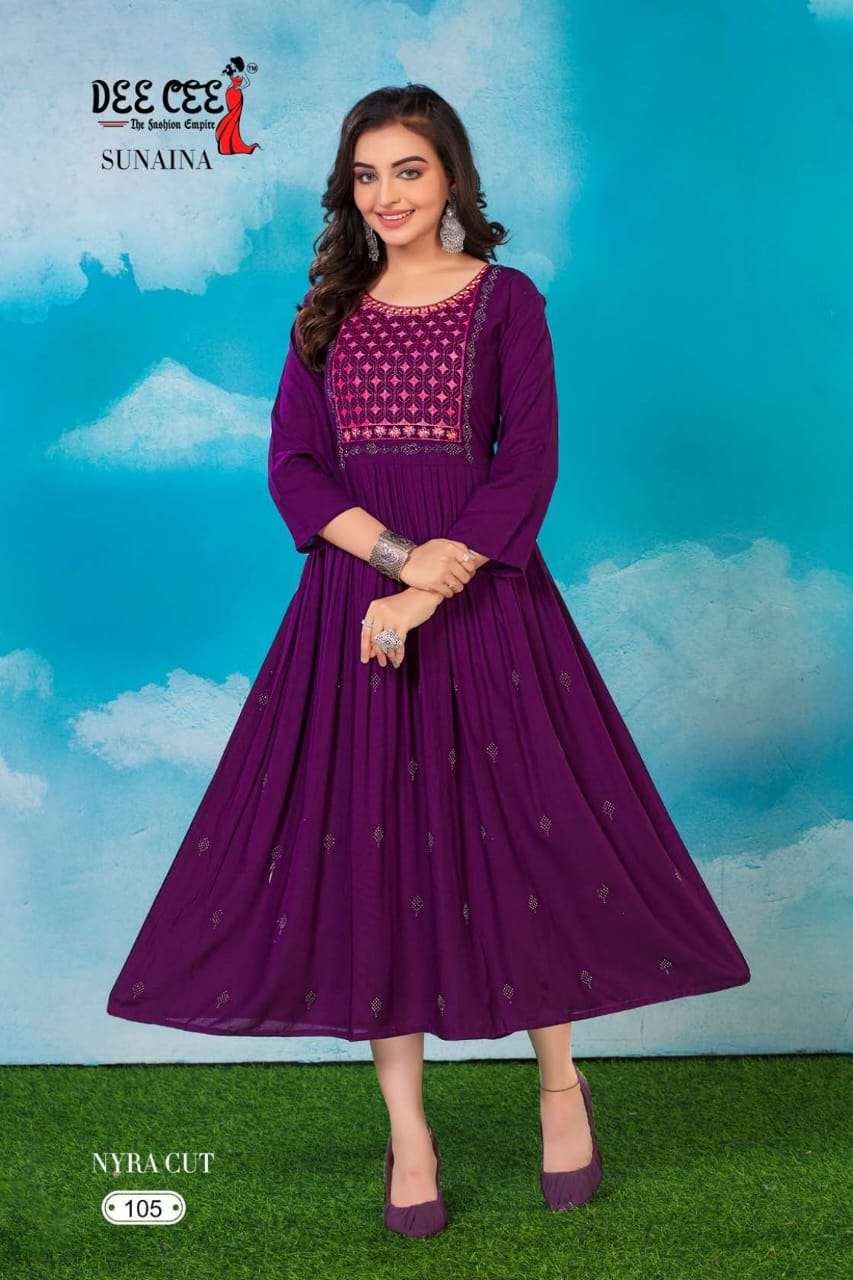 DeeCee SUNAINA Kurti Wholesale catalog