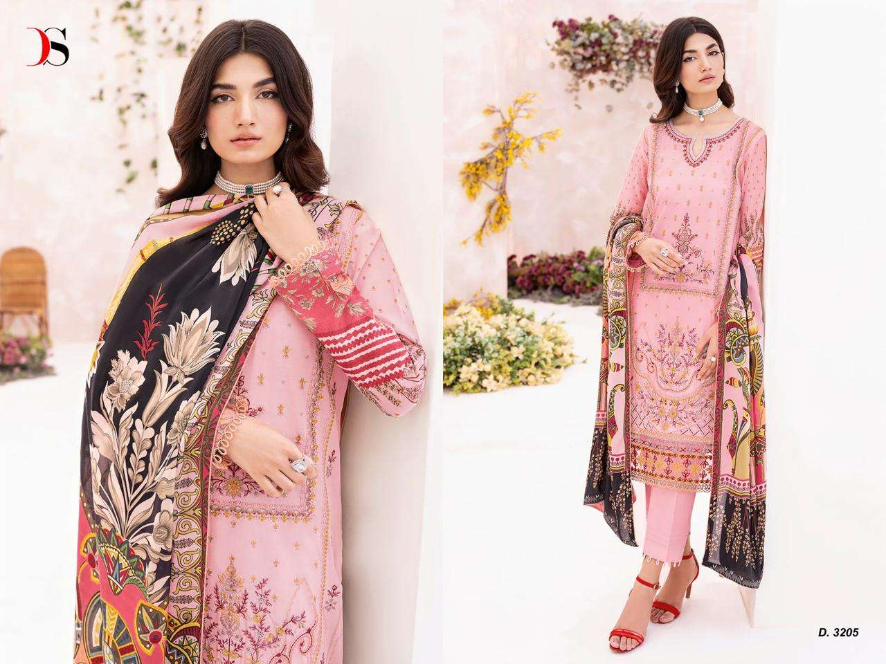 Deepsy Cheveron Vol 9 Chiffon Dupatta Pakistani Salwar Suits Wholesale catalog