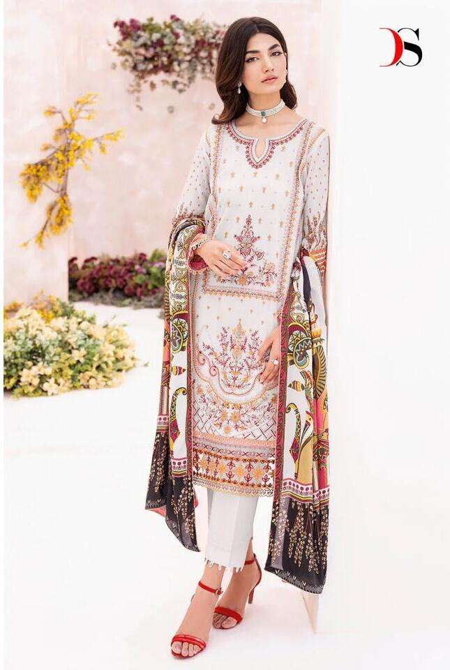 Deepsy Cheveron Vol 9 Cotton Dupatta Pakistani Salwar Suits Wholesale catalog