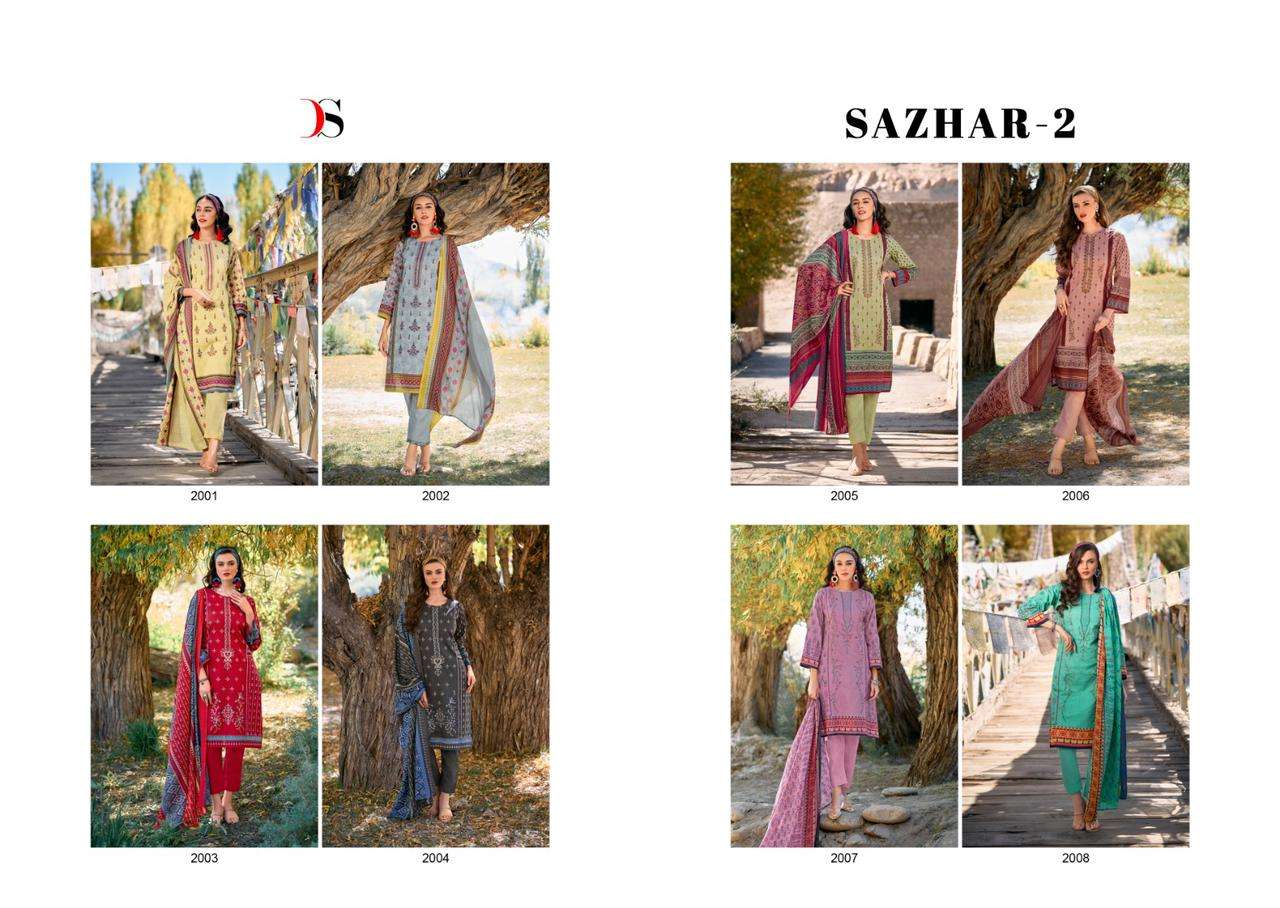 DEEPSY SUITS SHAZAR-2 chiffon dup Salwar Kameez Wholesale catalog