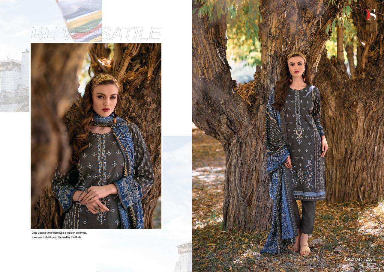 DEEPSY SUITS SHAZAR-2 chiffon dup Salwar Kameez Wholesale catalog