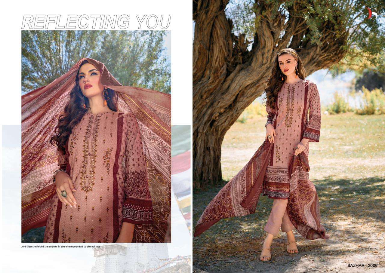 DEEPSY SUITS SHAZAR-2 chiffon dup Salwar Kameez Wholesale catalog