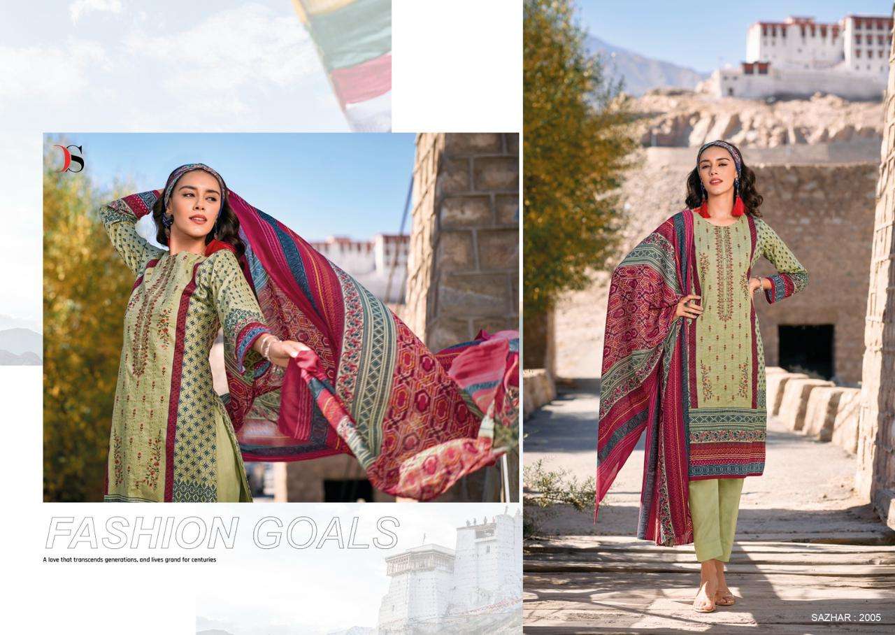 DEEPSY SUITS SHAZAR-2 chiffon dup Salwar Kameez Wholesale catalog