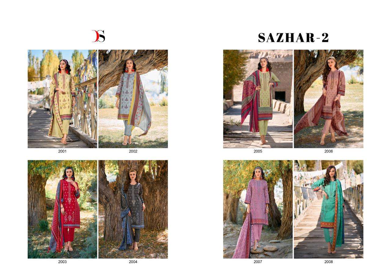 DEEPSY SUITS SHAZAR-2 cotton dup Salwar Kameez Wholesale catalog