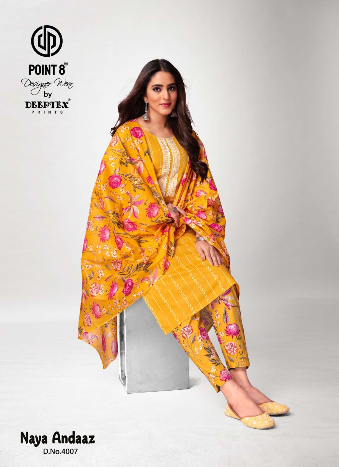 Deeptex Naya Andaaz Vol-4 – Kurti Pant With Dupatta -Wholesale Catalog
