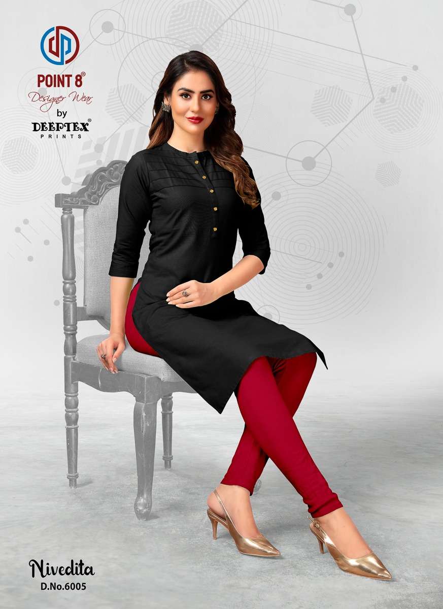 Deeptex Nivedita Vol-6 – Straight Kurtis -Wholesale Catalog
