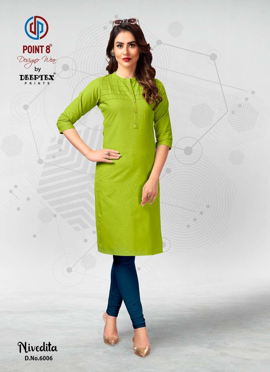 Deeptex Nivedita Vol-6 – Straight Kurtis -Wholesale Catalog