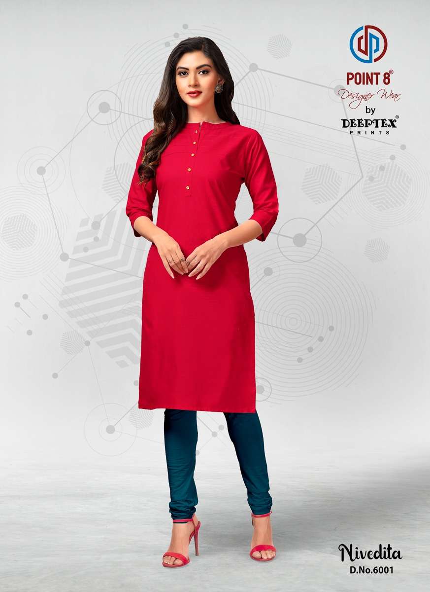Deeptex Nivedita Vol-6 – Straight Kurtis -Wholesale Catalog