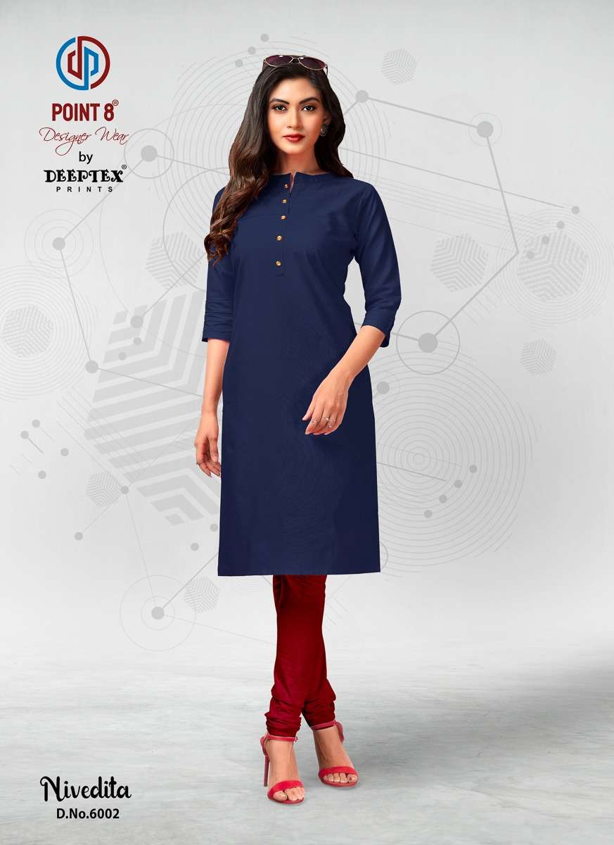 Deeptex Nivedita Vol-6 – Straight Kurtis -Wholesale Catalog