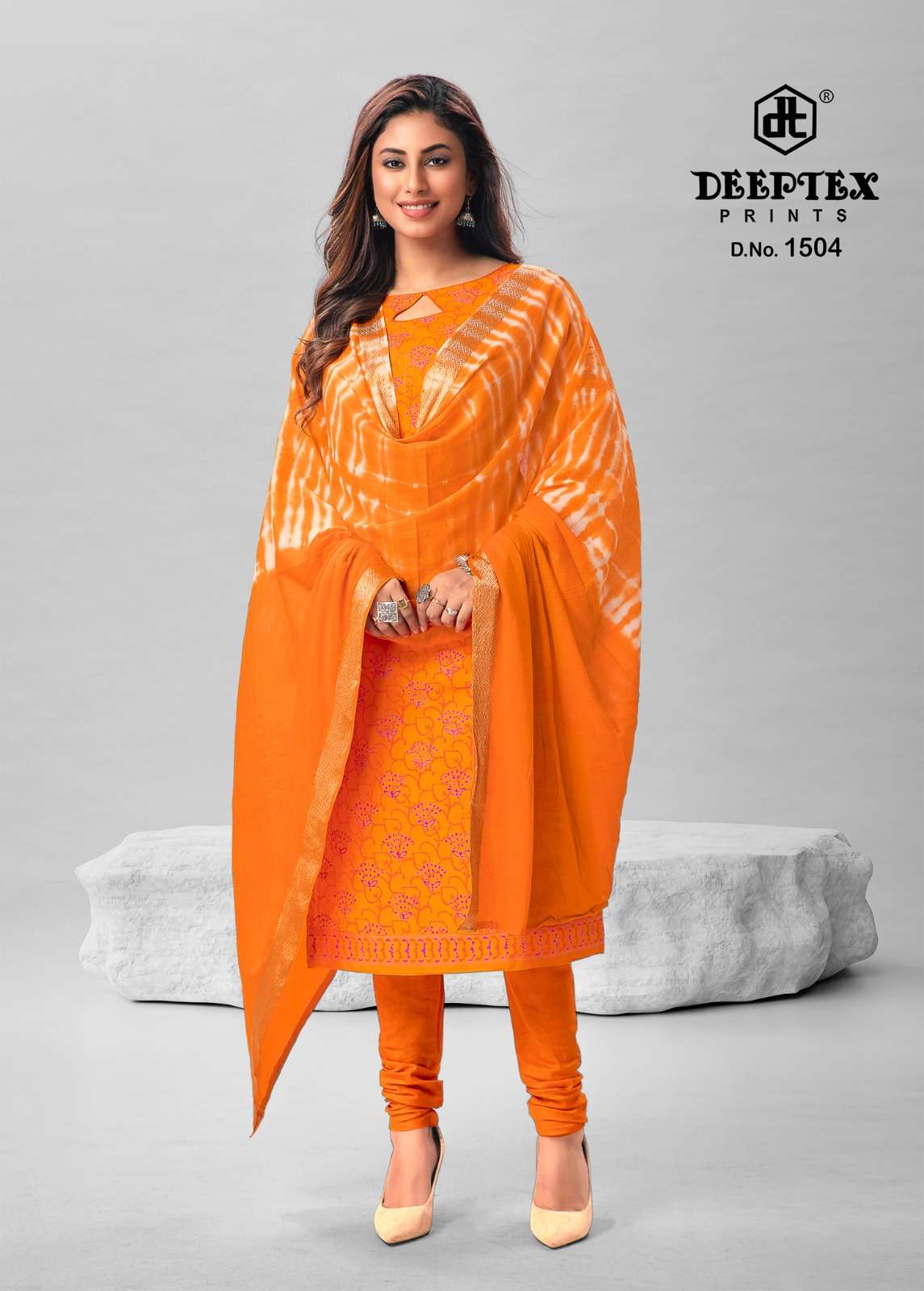Deeptex Traditional Vol 15 Cotton Designer Dress Material Wholesale catalog