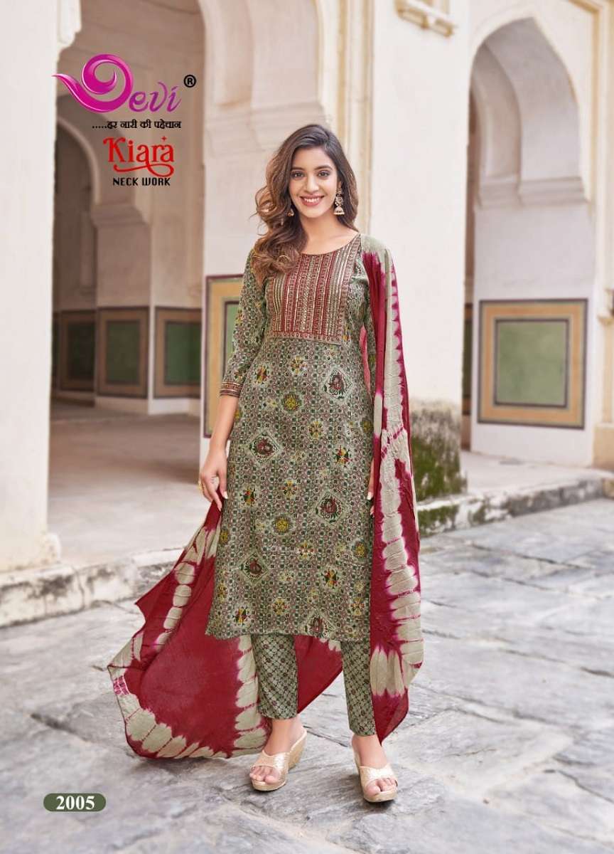 Devi Kiara Vol-2 Kurti Pant With Dupatta -Wholesale Catalog